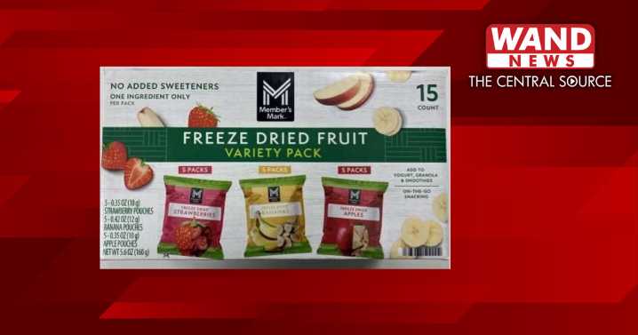 Freeze-dried fruit sold at Sam's Club recalled over listeria contamination