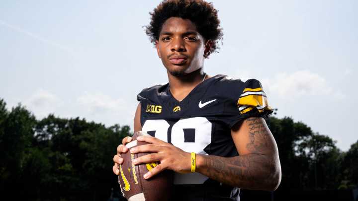 Kamari Moulton will likely get the first crack at carrying Iowa’s 2025 backfield