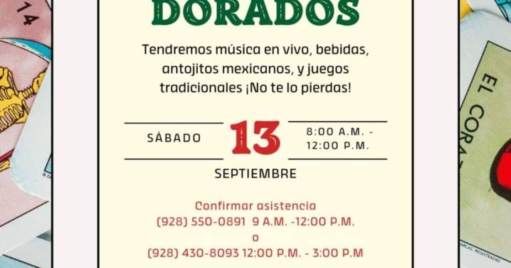 Evento “Años Dorados” festejará a adultos mayores en San Luis