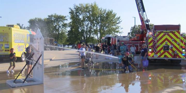 Hometown Heroes event brings families together for a night of fun