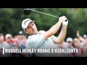Russell Henley's Round 2 HIGHLIGHTS from the 2025 Tour Championship 🎥