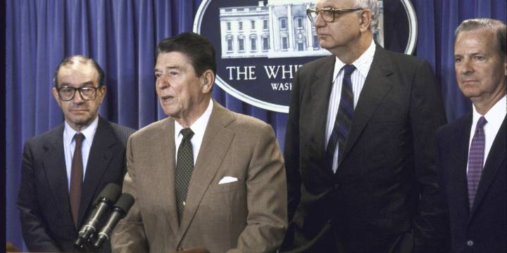 Why does an independent Fed matter? Just look at Ronald Reagan's economy with Paul Volcker hiking rates to nearly 20%