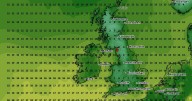 UK weather maps show temperatures set to plunge to 4C for Brits this August