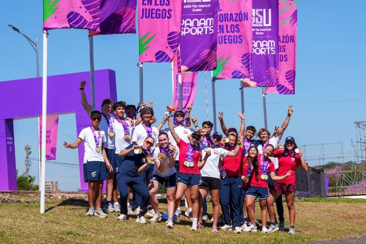 VIDEO. “Íbamos a arrasar con todo lo que pudiéramos”: la euforia del Team Chile de remo tras ganar el medallero en los Juegos Panamericanos Junior