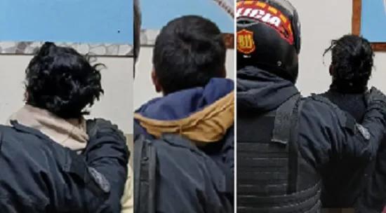 Intentaron evadir un control policial, al detenerlos les encontraron una réplica de arma de fuego