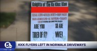 'It's scary': KKK flyers found in Norwalk driveways