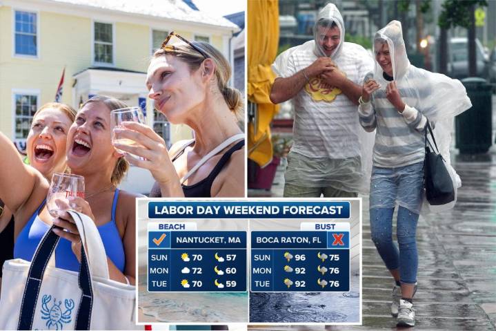 Temperatures drop as summer winds down on Labor Day weekend