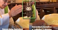 Sacerdote bendice a Labubu y desata controversia en redes sociales: ¿Por qué estos muñecos son mal vistos?