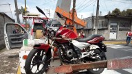 Motociclista lesionado en choque contra camioneta, en camino a Mariano Escobedo