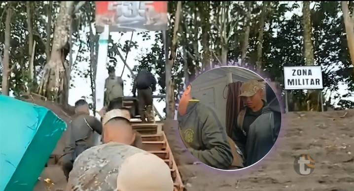 Isla Santa Rosa: Ejército del Perú moviliza tropa a frontera con Colombia [VIDEO] Gobierno desplazó embarcaciones con personal militar hasta la base ubicada en la zona que ha generado impase diplomáti