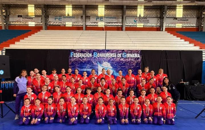 Gimnastas locales participaron del 1er Provincial Federativo 2025