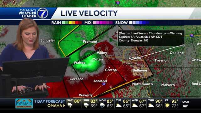 What to know: Severe thunderstorm warning issued Saturday morning