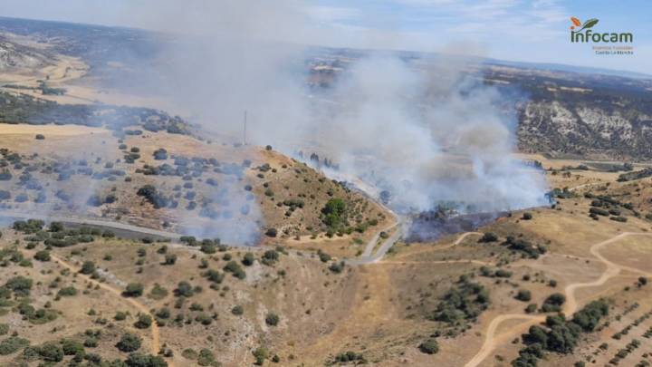 Intranquilidad por este incendio declarado en Castilla