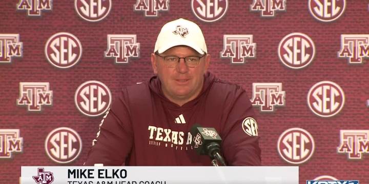 Watch: Texas A&M’s Mike Elko sets the stage for UTSA matchup