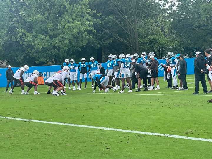 Carolina Panthers joint practice with Cleveland Browns