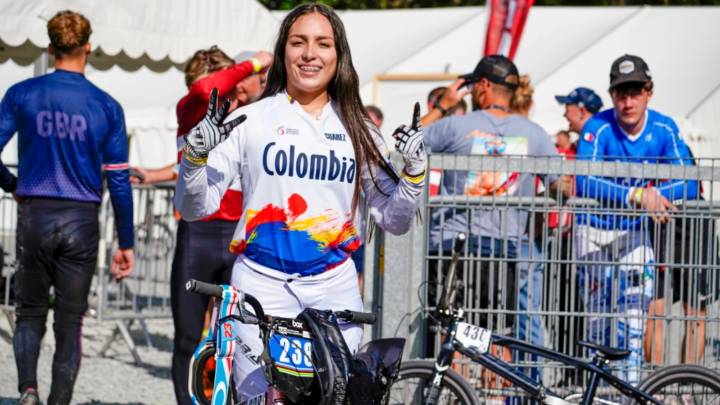¡Orgullo colombiano! Valentina Jiménez, campeona mundial de BMX en Dinamarca