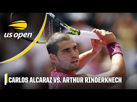No. 2 Carlos Alcaraz vs. Arthur Rinderknech 