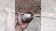 Las tormentas vuelven a golpear a Aragón con granizo del tamaño de un puño a pocos días de la vendimia