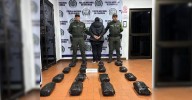 Más de 10 paquetes de marihuana en el equipaje de pasajera en bus intermunicipal