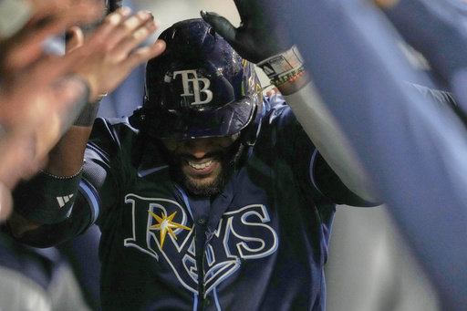 Junior Caminero conecta 2 jonrones y Rays apalean 9