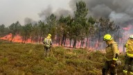 Estabilizado el incendio de Larouco (Ourense), el peor de la historia de Galicia