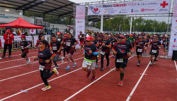 Todo listo para la carrera “Todo México Salvando Vidas” de Cruz Roja Mexicana
