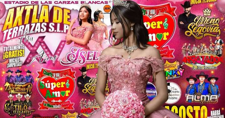 Fotos y videos: Así fue la fiesta de XV años de Isela Morales, con más de 70 padrinos y viaje sorpresa