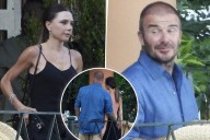 David, Victoria Beckham spotted grabbing each other in Italy