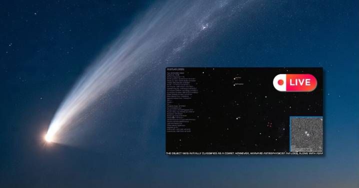 Cometa 3I/ATLAS atraviesa el espacio a gran velocidad: ¿Dónde seguir EN VIVO su trayectoria?