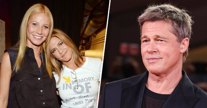 Jennifer Aniston Says She and Gwyneth Paltrow Talk About Brad Pitt