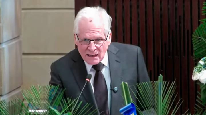 Sentido mensaje del padre de Miguel Uribe antes de sus exequias