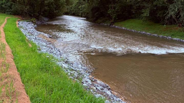 Yadkin River restored after Hurricane Helene damage in Caldwell County
