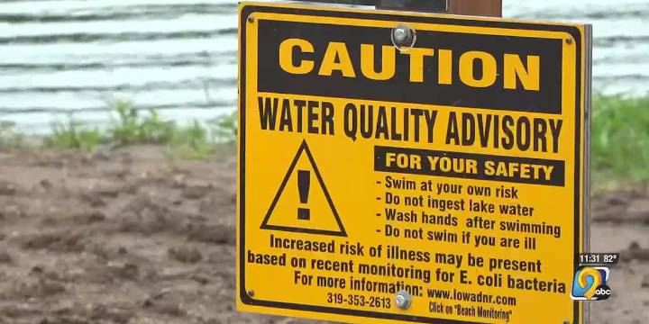 Swimming not recommended at 15 state beaches; final Iowa beach monitoring of the summer