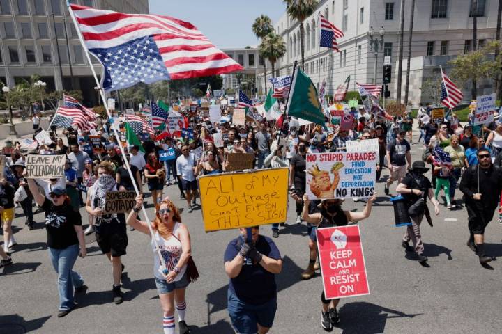 2 Los Angeles protesters charged with assaulting federal officers at immigration rally