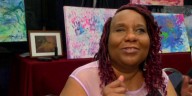 Blind artist sells her work at Ignite Peoria festival