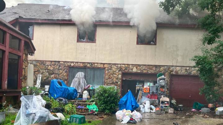 Monroe County battles house fire in Bolingbroke, struggling due to 'overwhelming collection of belongings'