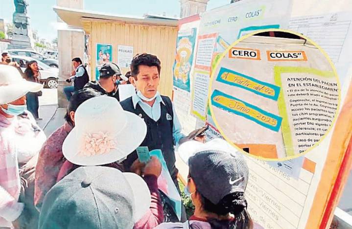 Arequipa: Otra vez se registran colas en el Goyoneche