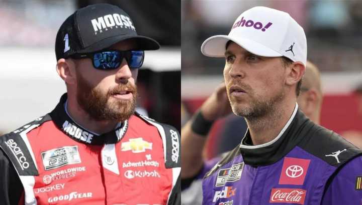 Denny Hamlin Publicly Shields Ross Chastain From Blame After Watkins Glen Drama After a loud drama unfolded at Watkins Glen surrounding Ross Chastain, Denny Hamlin explains his stance on protecting Ch