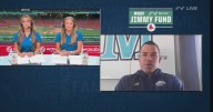 Maine Hockey head coach Ben Barr appears on Jimmy Fund Radio