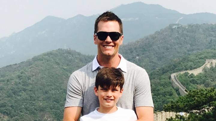 Tom Brady's towering son Jack surpasses 6'4 dad in rare photos on 18th birthday