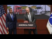 Trump threatens some state funding over enforcing trucker English rules