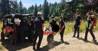 Injured hiker rescued in Spokane Valley