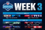 NFL: Partidos, fechas y horarios de la Pretemporada