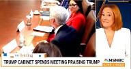 MSNBC Host Busts Out Laughing At Trump Cabinet Sucking Up In Brutal Montage