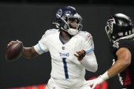 Brooks scores on interception return as Ward has mixed results in Titans' 23