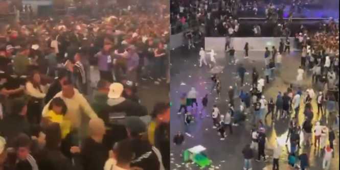 Video: por enfrentamientos dentro del Movistar Arena se canceló concierto de la banda Damas Gratis 