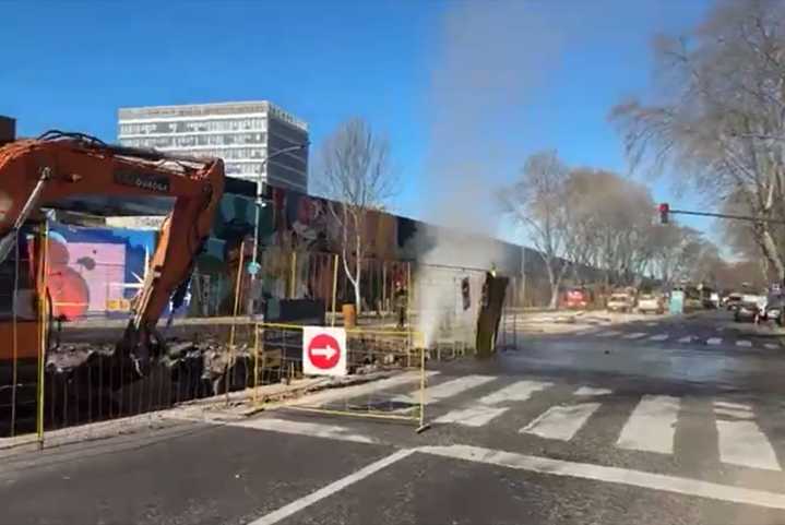Escape de gas en Palermo. Despliegan un importante operativo en Juan B. Justo y Paraguay