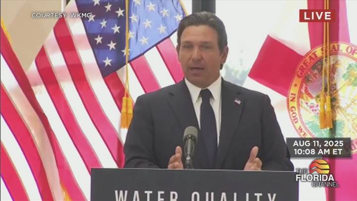 DeSantis touts completion of water-improvement project that reversed damage done by man
