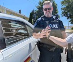 How are animals evacuating N.L. wildfires? These goats caught a ride with the Mounties