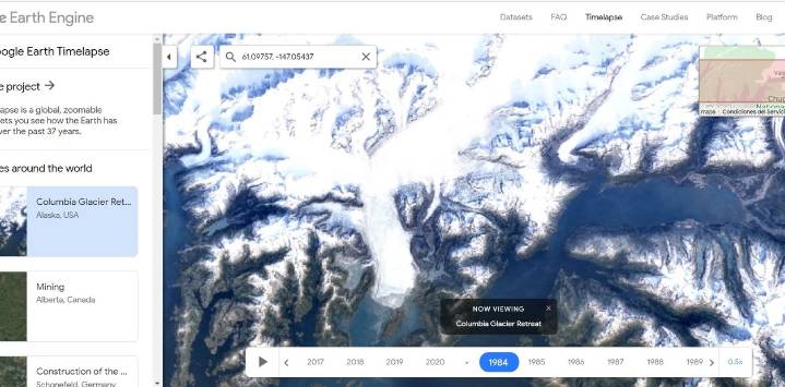 Google Earth permite viajar al pasado y ver imágenes antiguas con Street View